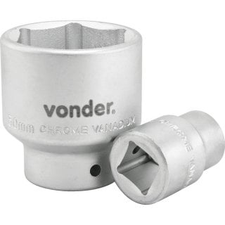 Soquete sextavado com encaixe de 3/4", 24 mm