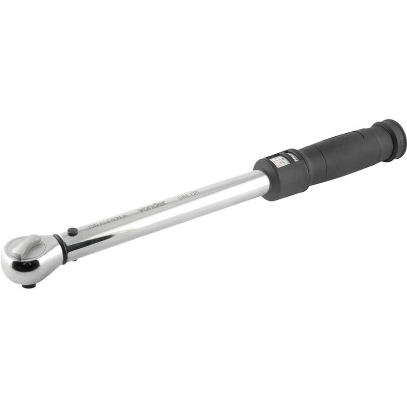 Torquímetro de estalo, encaixe de 3/8", 10 N.m - 60 N.m