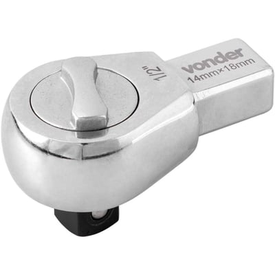 Catraca de 1/2" para torquímetro intercambiável, com encaixe 14 mm x 18 mm