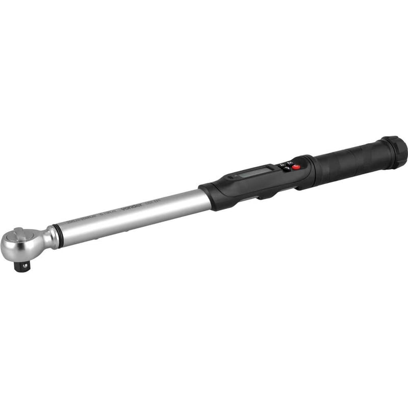 Torquímetro digital com torque angular, com encaixe 1/2", 20 N.m - 200 N.m