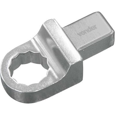 Ponta chave estrela de 17 mm, com encaixe 14 mm x 18 mm, para torquímetro de estalo intercambiável