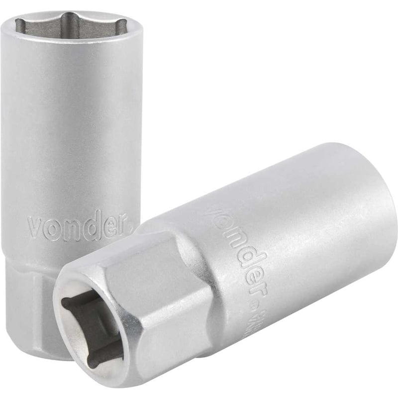 Soquete para vela de ignição, encaixe 1/2", 21 mm