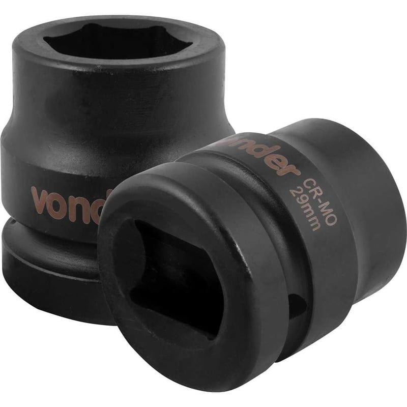 Soquete sextavado de impacto, encaixe de 1" x 29,0 mm