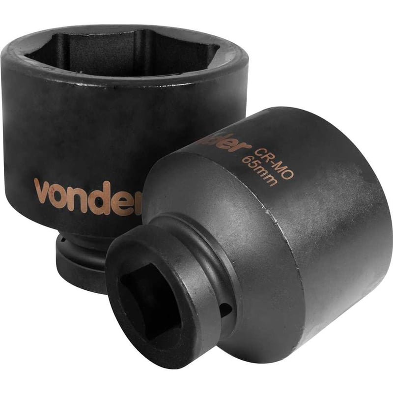 Soquete sextavado de impacto, encaixe de 1" x 65,0 mm