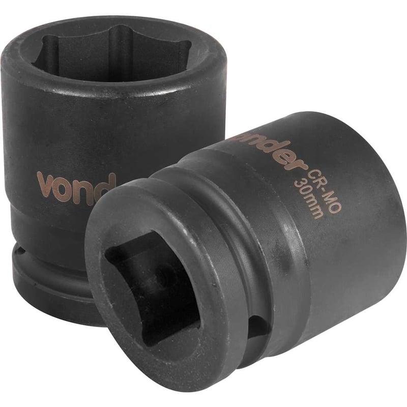 Soquete sextavado de impacto, encaixe de 3/4" x 30,0 mm
