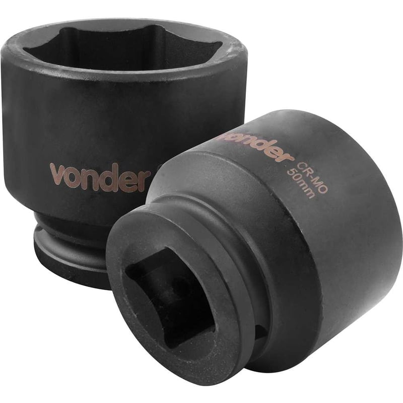 Soquete sextavado de impacto, encaixe de 3/4" x 50,0 mm