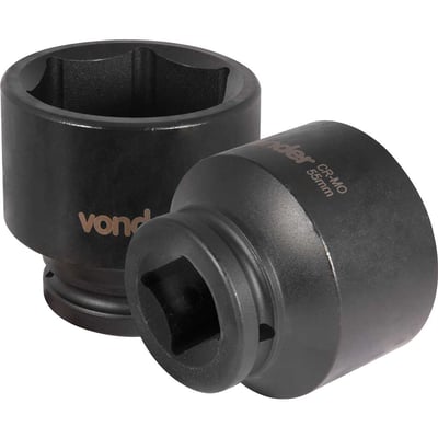 Soquete sextavado de impacto, encaixe de 3/4" x 55,0 mm