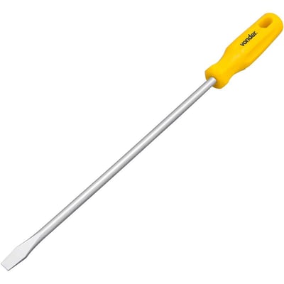 Chave de fenda 3/8" x 12", aço cromo vanádio, com ponta magnetizada