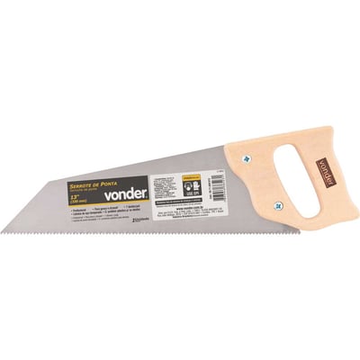 Serrote de ponta 13", profissional, para gesso e drywall
