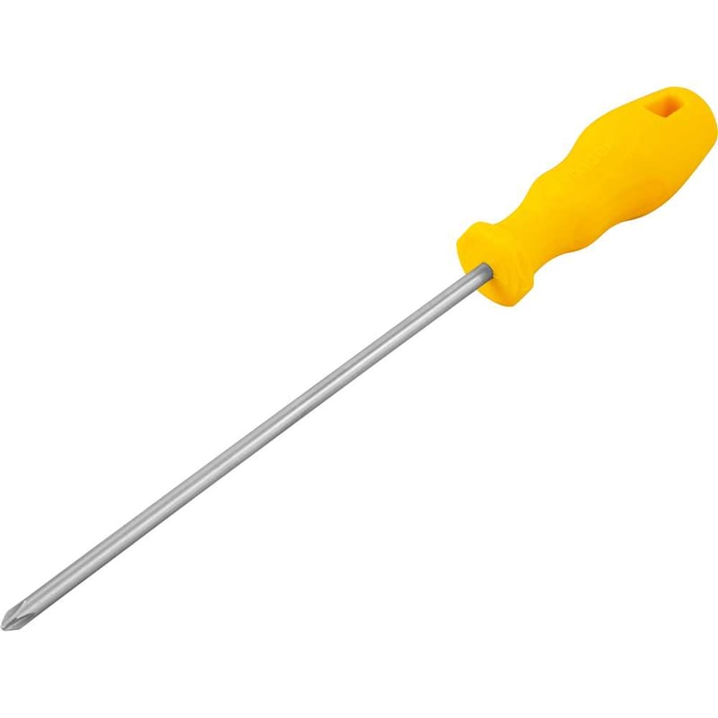 Chave phillips 1/4" x 8", aço cromo vanádio, com ponta magnetizada
