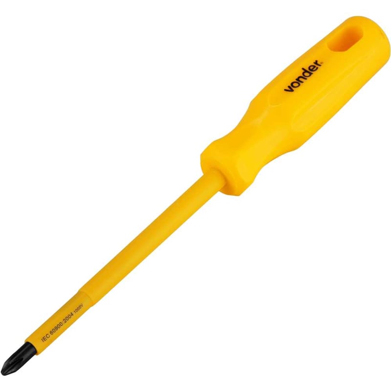 Chave phillips com haste isolada 1/4" x 5"