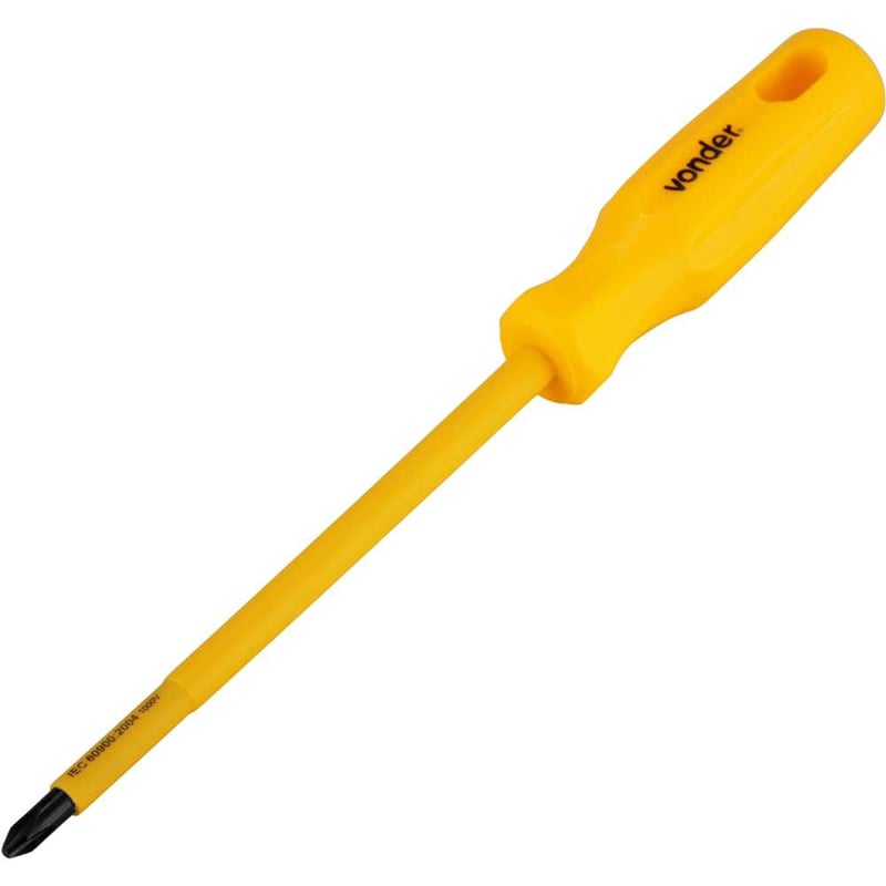 Chave phillips com haste isolada 1/4" x 6"