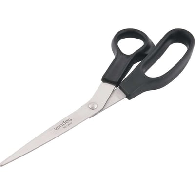 Tesoura multiuso curva, com cabo plástico, TC 215