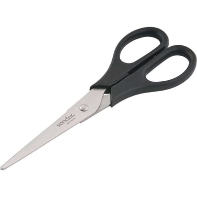 Tesoura multiuso reta, com cabo plástico