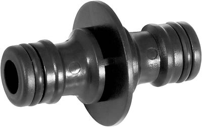 Conector duplo para engate rápido, para mangueira de 1/2"