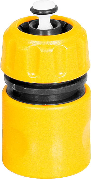 Engate rápido para mangueira 1/2", com bloqueador de fluxo