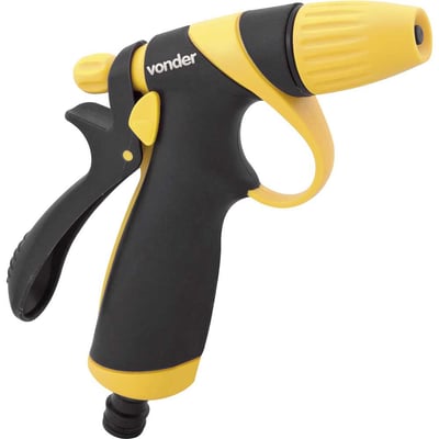 Esguicho plástico para jardim, tipo pistola, engate 1/2"