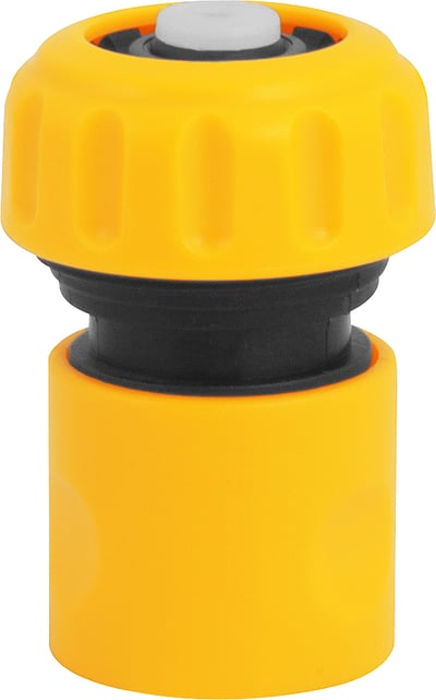Engate rápido para mangueira 3/4", com bloqueador de fluxo
