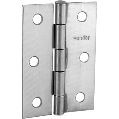 Dobradiça para porta 2.1/2", em ferro polido