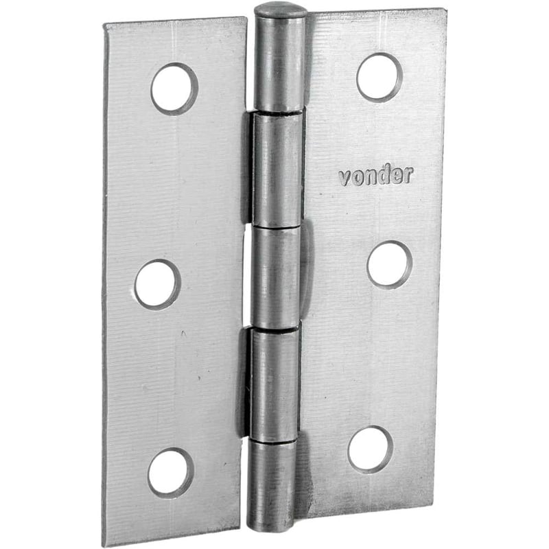 Dobradiça para porta 2.1/2", em ferro polido