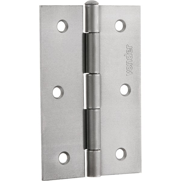 Dobradiça para porta 3.1/2", em ferro polido