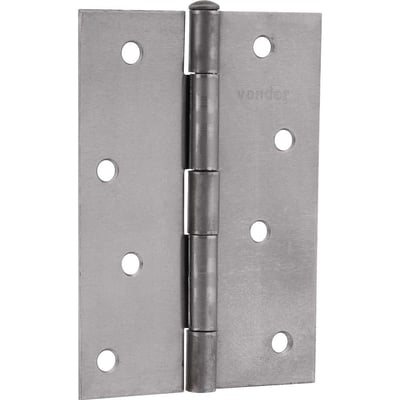 Dobradiça para porta 4", em ferro polido