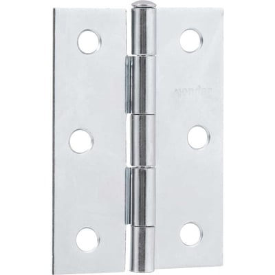 Dobradiça para porta 2.1/2", em ferro zincado