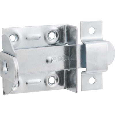 Fecho chato com porta-cadeado 2" - 50,8 mm, zincado