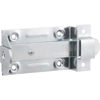 Fecho chato com porta-cadeado 3" - 76,2 mm, zincado