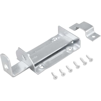 Fecho chato com porta-cadeado 3" - 76,2 mm, zincado, encartelado