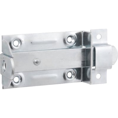 Fecho chato com porta-cadeado 4" - 101,6 mm, zincado