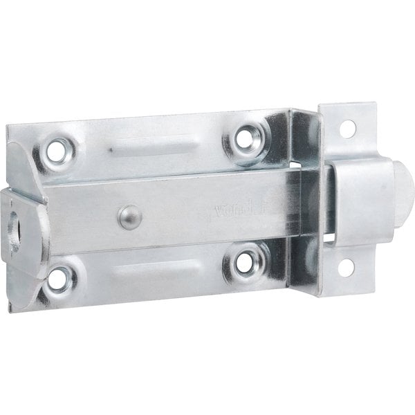 Fecho chato com porta-cadeado 4" - 101,6 mm, zincado