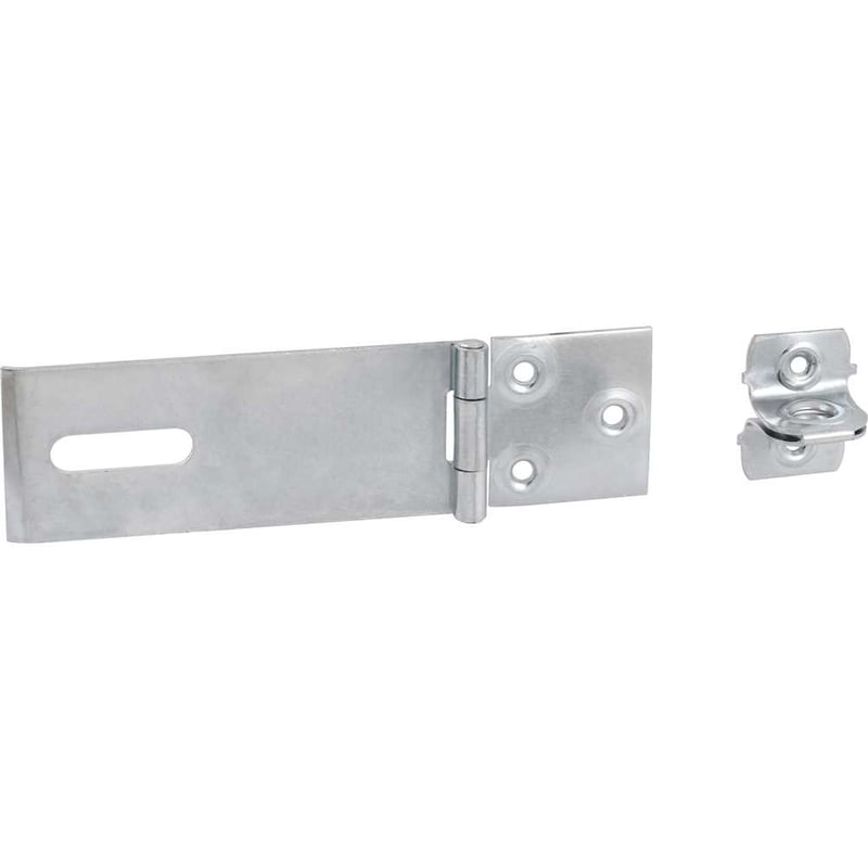 Porta cadeado zincado 4.1/2" - 114,3 mm, encartelado