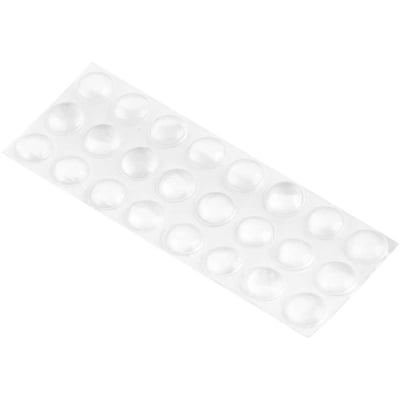 Protetor adesivo multiuso, 8 mm, com 24 peças