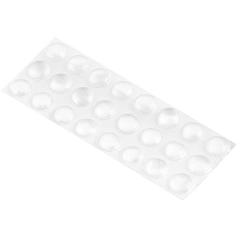Protetor adesivo multiuso, 8 mm, com 24 peças