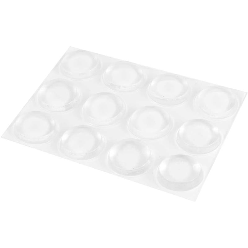 Protetor adesivo multiuso, 18 mm, com 12 peças