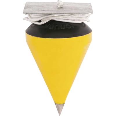 Prumo de centro de plástico, 300 g
