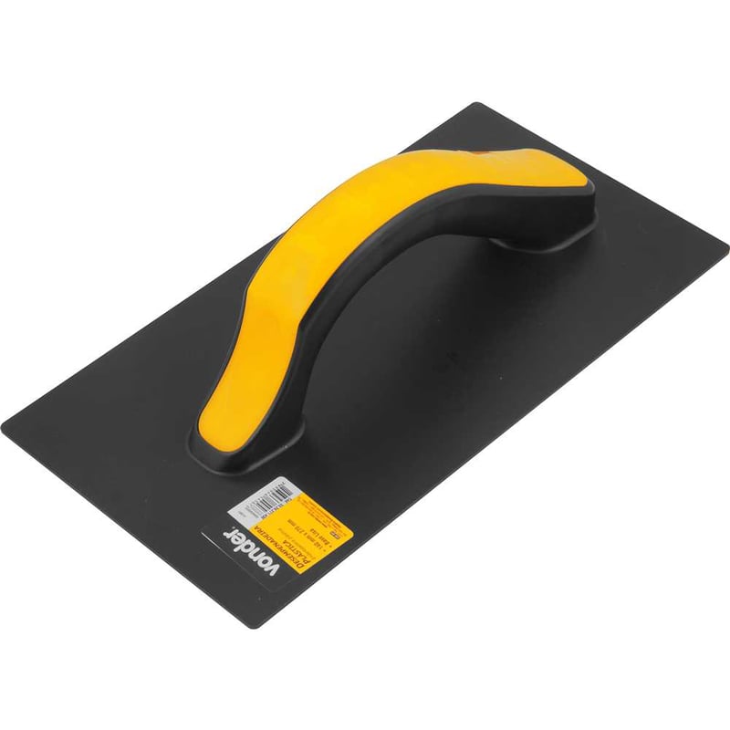 Desempenadeira plástica, base lisa, 140 mm x 270 mm