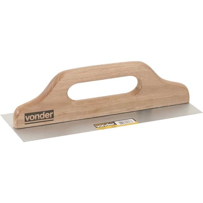 Desempenadeira de aço, para gesso, 310 mm x 120 mm