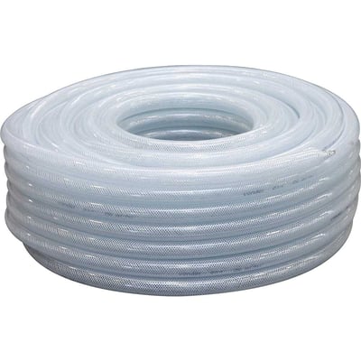 Mangueira PVC cristal trançada, VPT, 250 libras, 3/4"