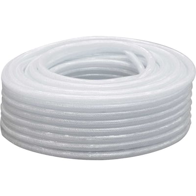Mangueira PVC cristal trançada, VPT, 250 libras, 3/8"