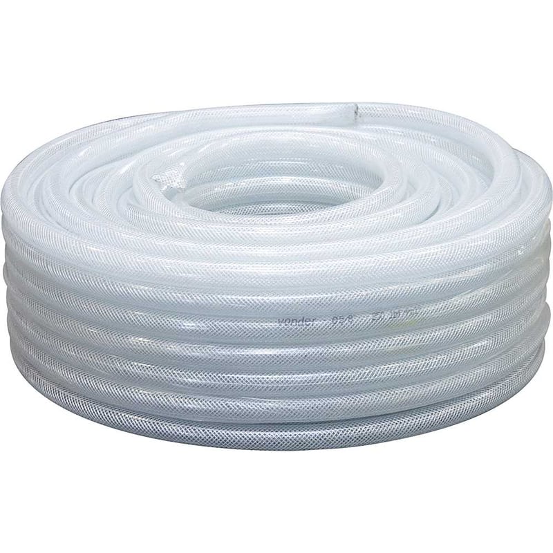 Mangueira PVC cristal trançada, VPT, 250 libras, 5/8"