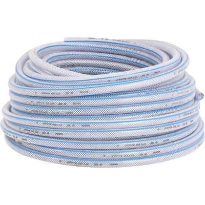 Mangueira PVC cristal trançada, VPT, 250 libras, 3/8"