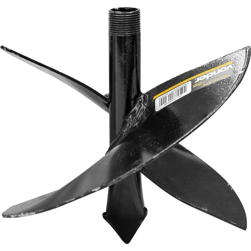 Trado/perfurador para terra, 20,0 cm, sem cabo