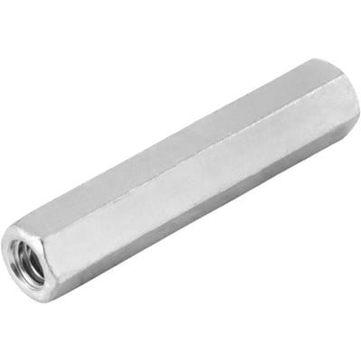 Prolongador para barra roscada 1/4" x 2", rosca UNC zincado