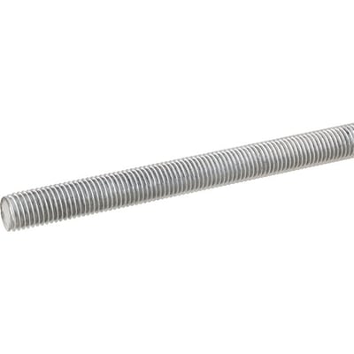 Barra roscada zincada branca 3/4", rosca UNC