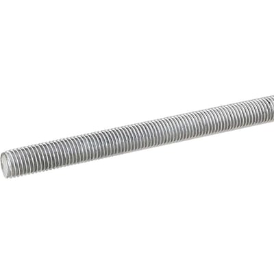 Barra roscada zincada branca 3/8", rosca UNC, com 3 metros