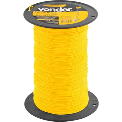 Fio de nylon, 2,0 mm x 500 m, redondo