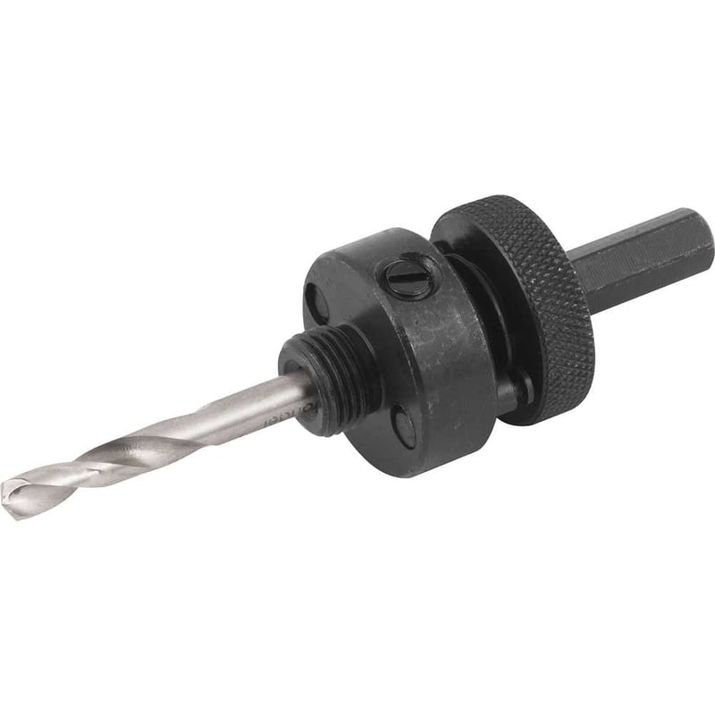 Suporte para serra copo de 32 mm a 150 mm, com broca piloto, haste de 7/16"