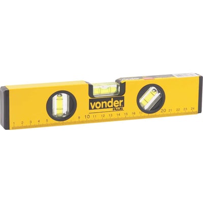 Nível de alumínio 10", com base magnética, VONDER PLUS